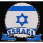 ISRAEL FLAG EMBLEM PIN